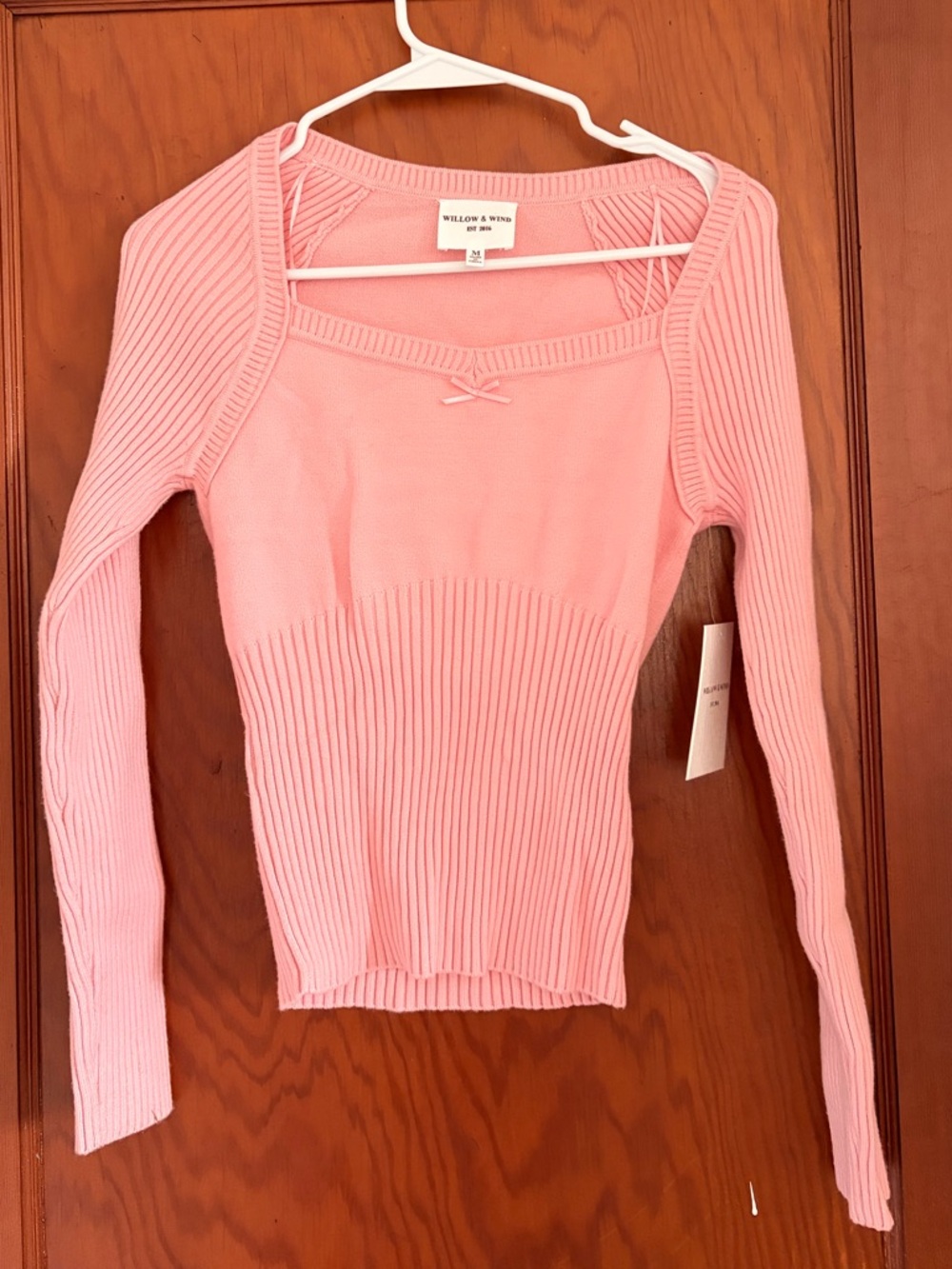 Pink sweater